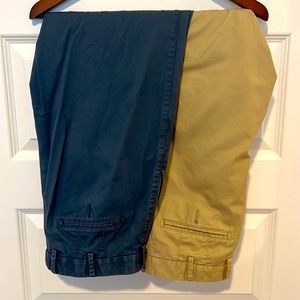 2 Pairs Peter Millar Cotton Chino 34x30